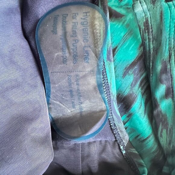 TYR Aqua black Tie Dye One Piece Swimsuit 14 - Picture 7 of 7